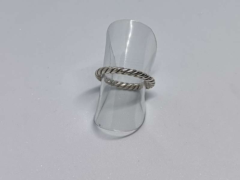 Patterned Silver Ring