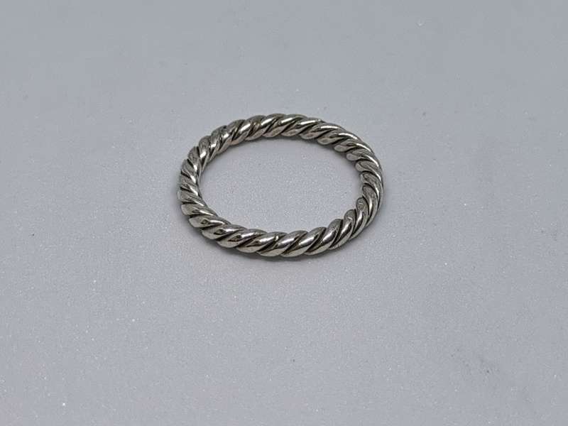 Patterned Silver Ring