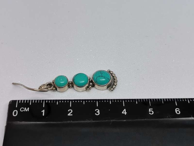 Silver Turquoise Earrings