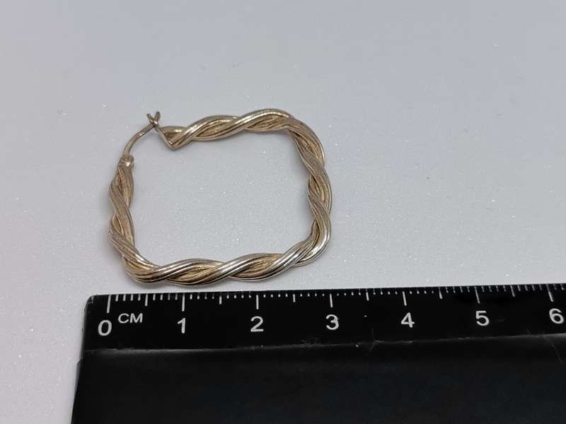 Silver Hoop Earrings