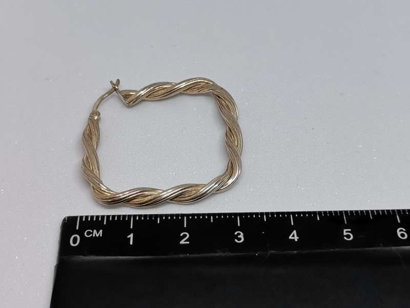 Silver Hoop Earrings