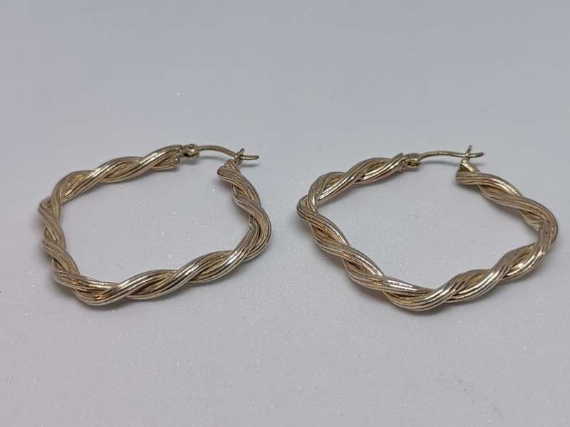 Silver Hoop Earrings