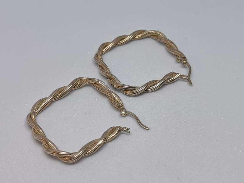 Silver Hoop Earrings