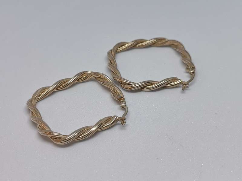 Silver Hoop Earrings