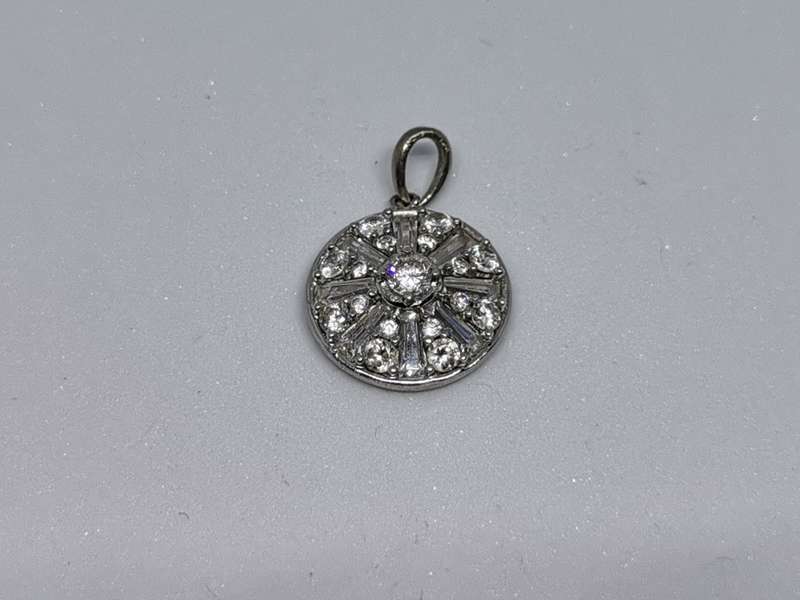Dazzling Silver Pendant