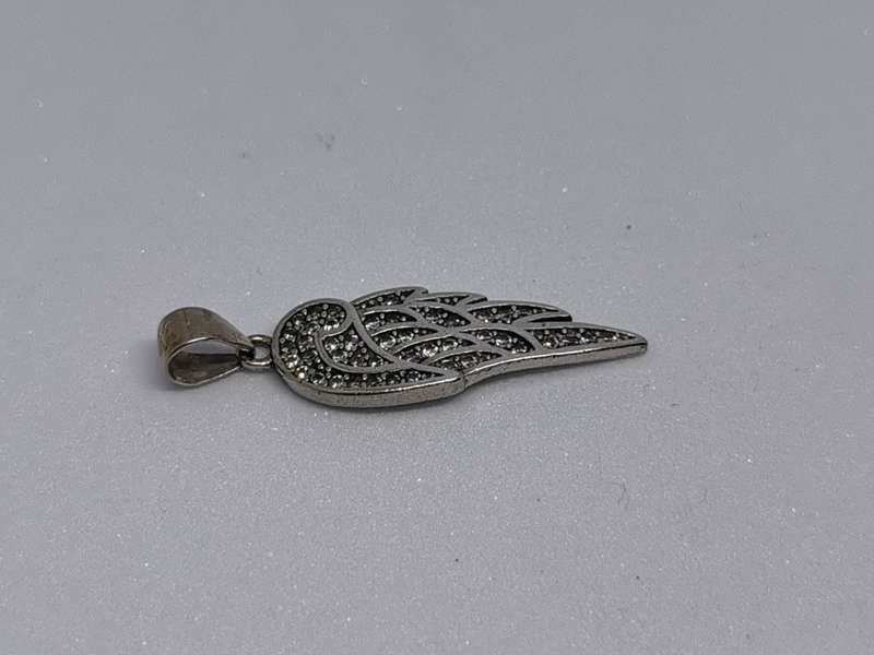 Silver Angel Wing Pendant
