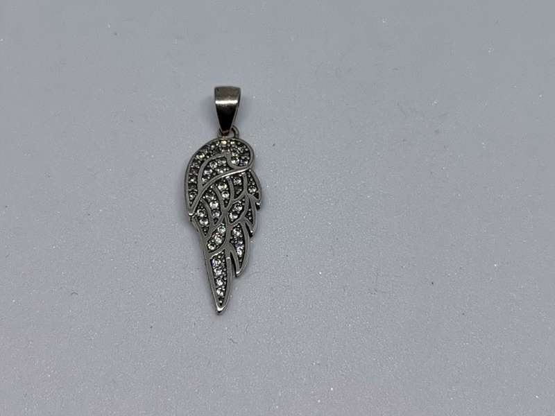 Silver Angel Wing Pendant