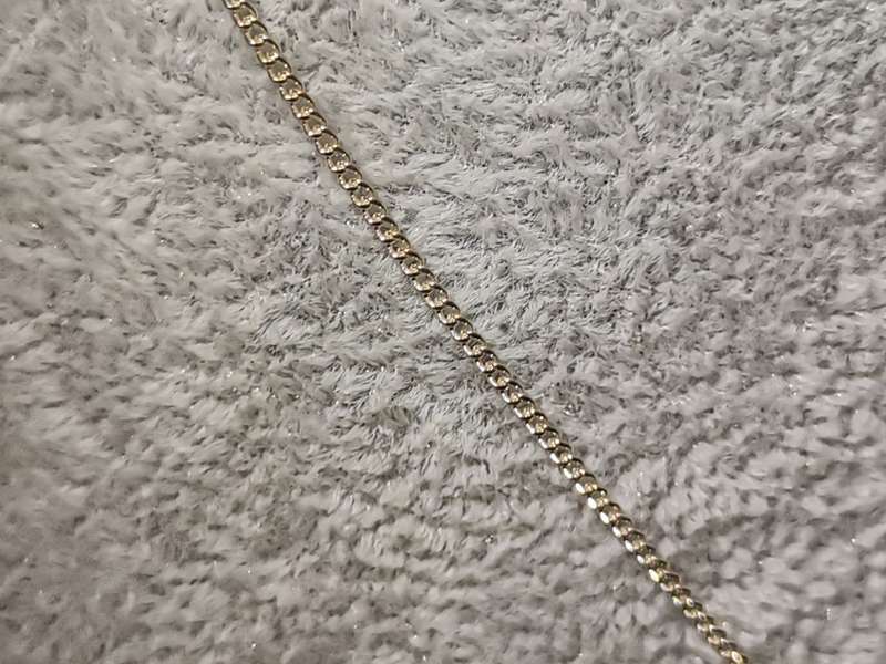 Silver `L` Necklace