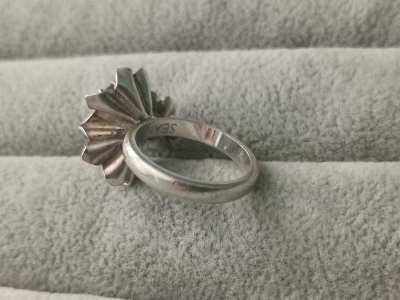 Silver Flower Ring