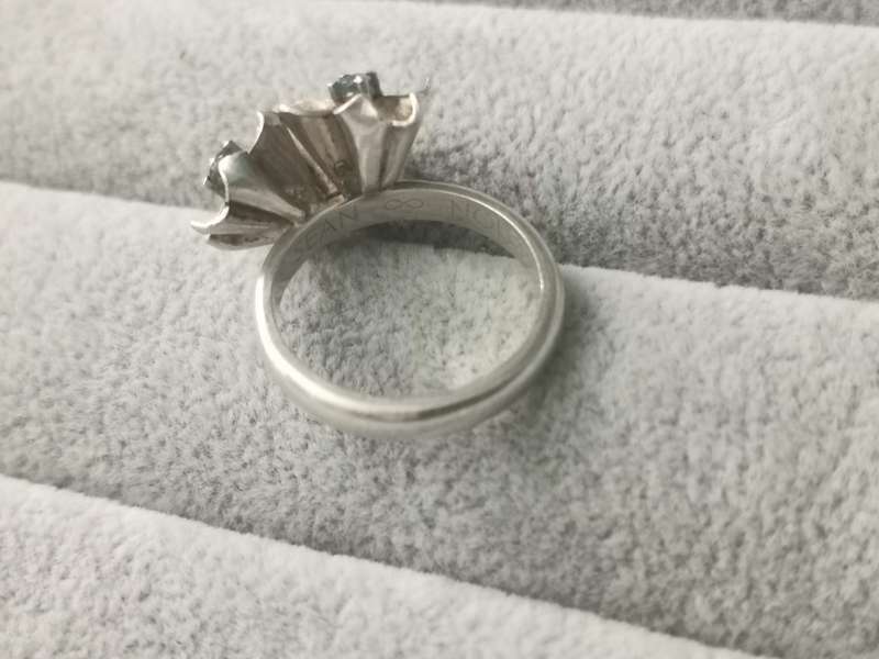 Silver Flower Ring