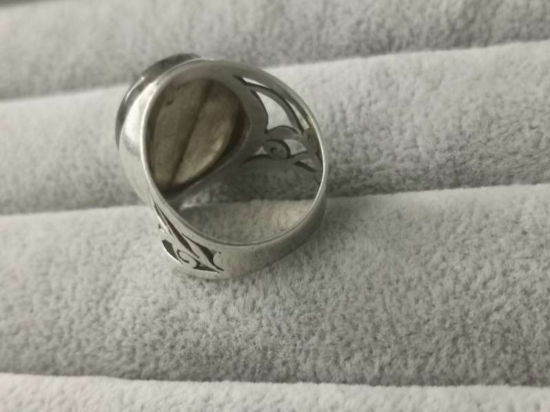Detailed Silver Ring