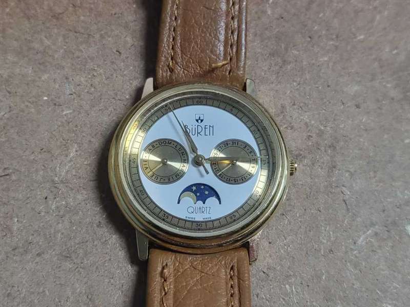 Discount!!! Burem Quartz Watch