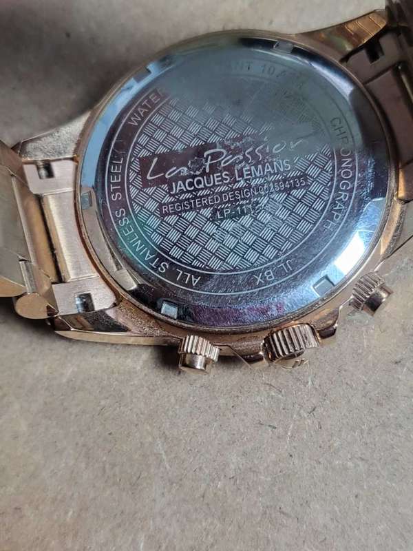 *R1 Auction* Jacques Lemans 'La Passion' unisex quartz watch