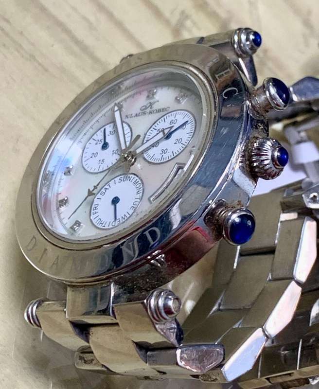 Klaus Kobec Diamond Watch