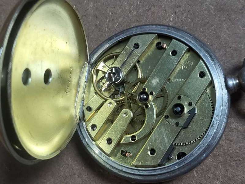 Cylinder Four Rubin Pocket Watch
