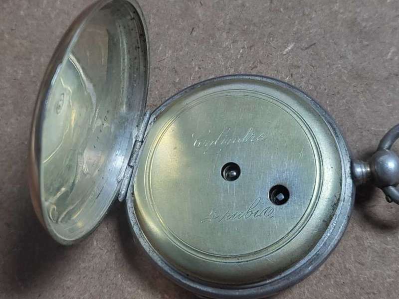 Cylinder Four Rubin Pocket Watch