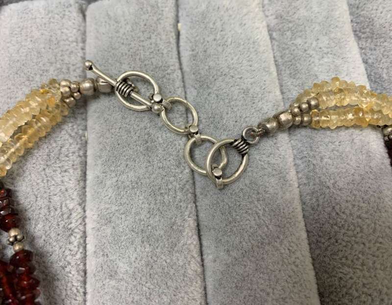 Silver Beaded Necklace