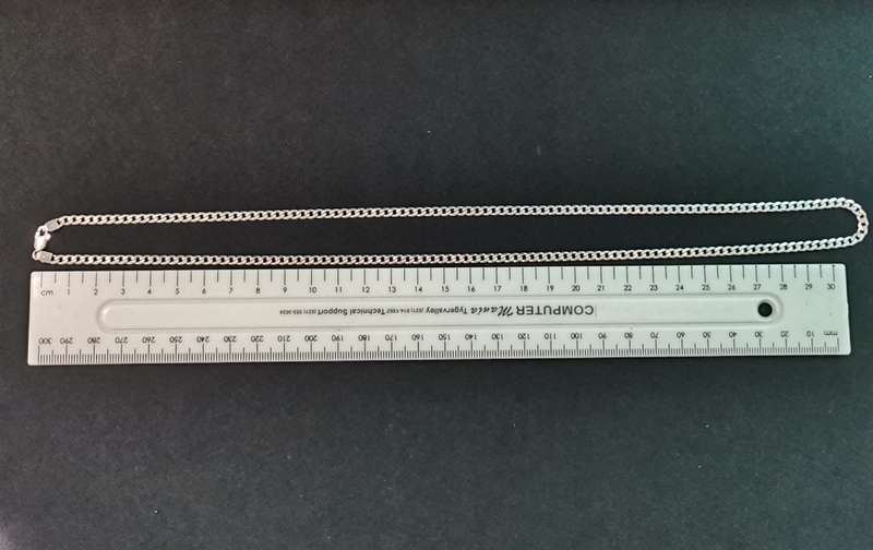 Silver Curb Chain