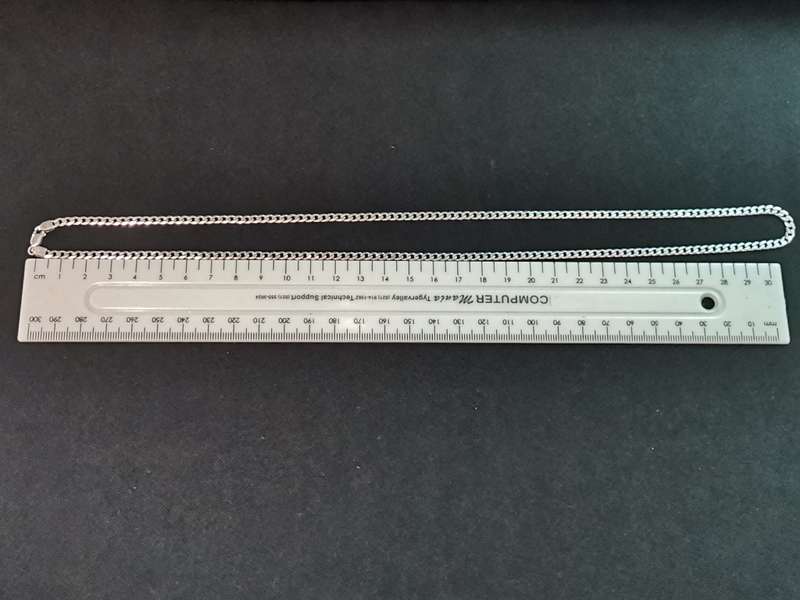 Silver Curb Chain