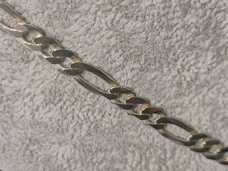Silver Figaro Chain