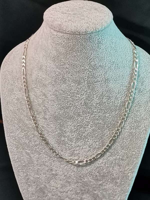Silver Figaro Chain