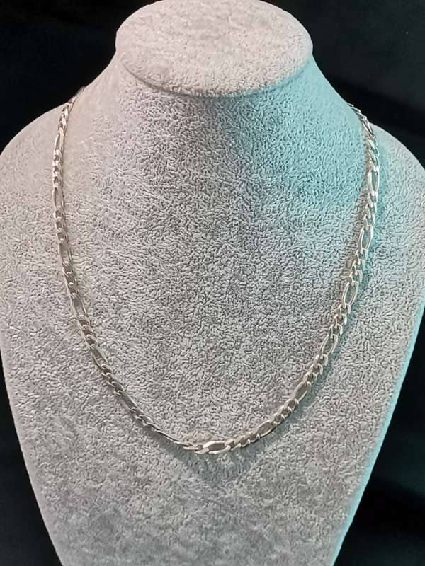 Silver Figaro Chain