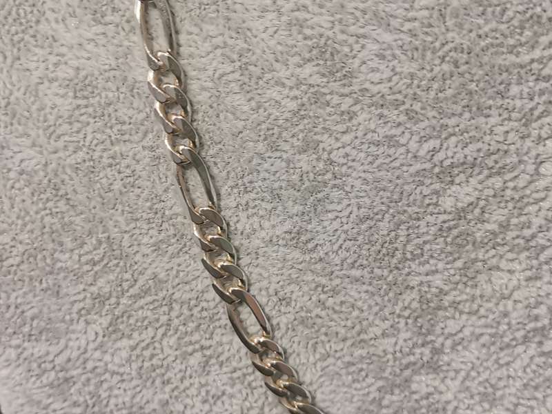 Silver Figaro Chain