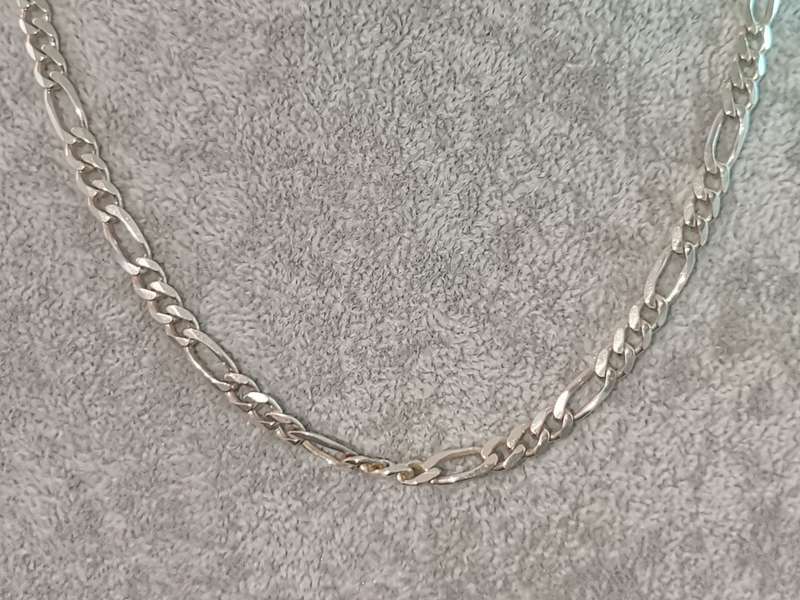 Silver Figaro Chain