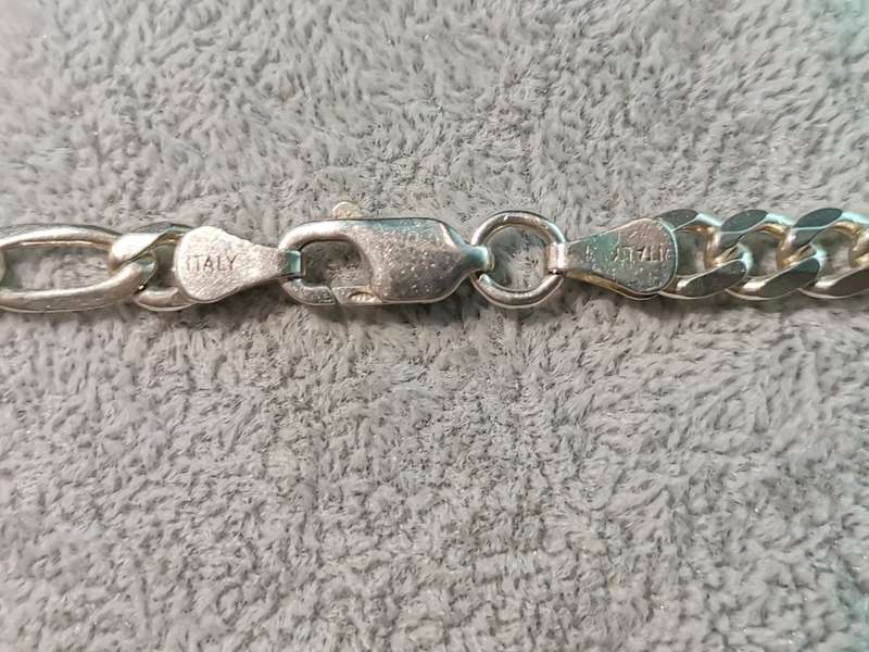 Silver Figaro Chain
