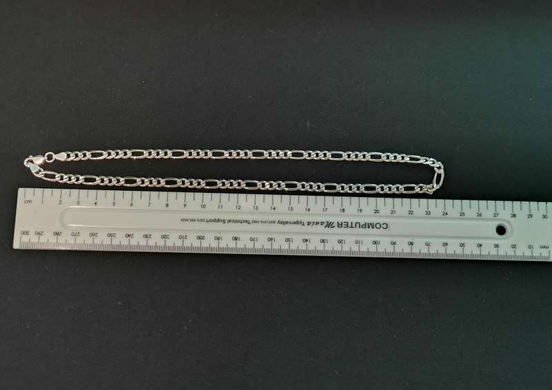 Silver Figaro Chain