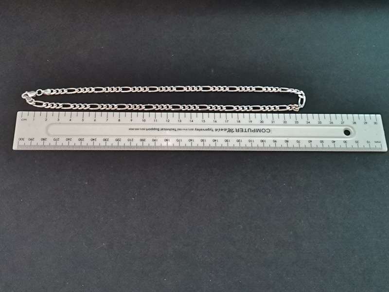 Silver Figaro Chain