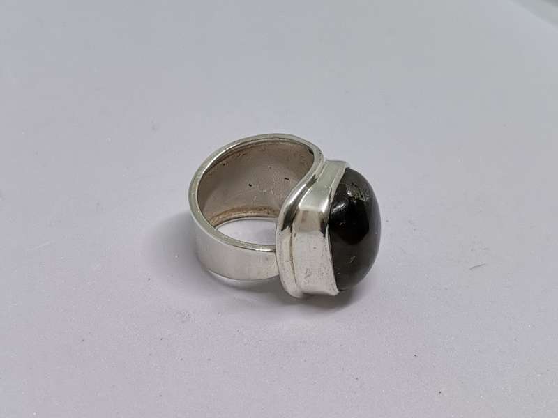 Silver Labradorite Ring