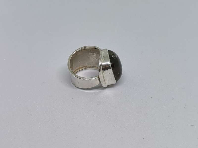 Silver Labradorite Ring