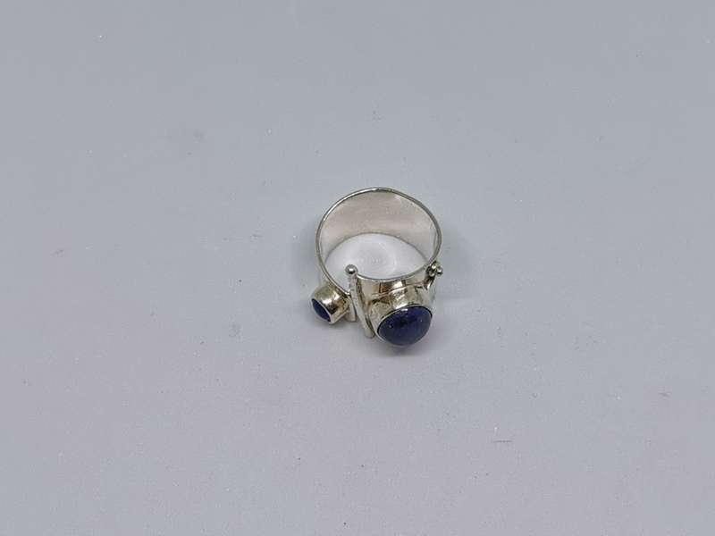 Silver Lapis Lazuli Ring