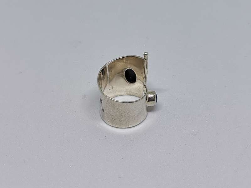 Silver Lapis Lazuli Ring