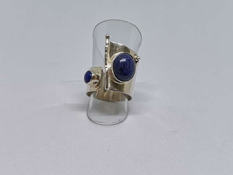 Silver Lapis Lazuli Ring