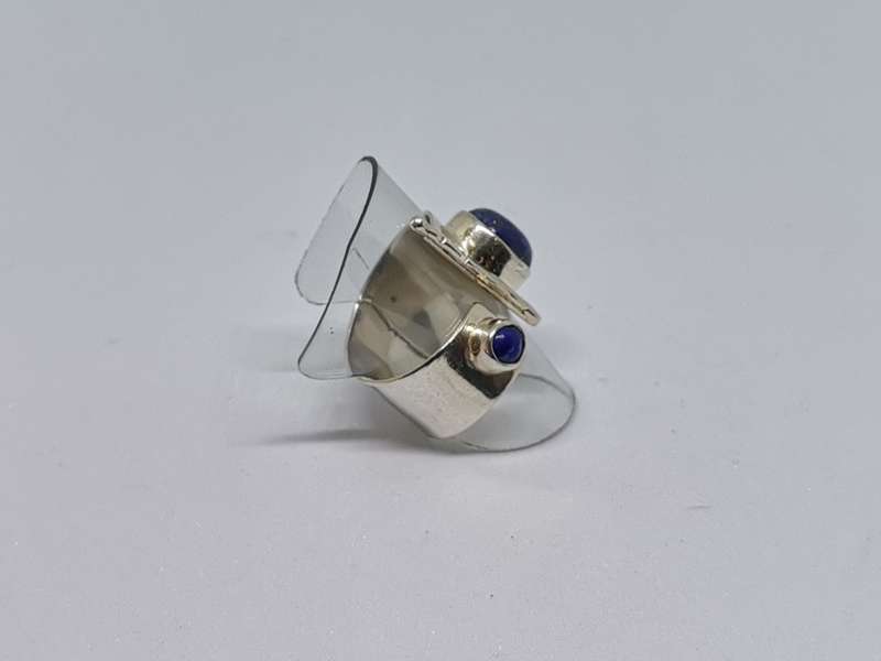 Silver Lapis Lazuli Ring