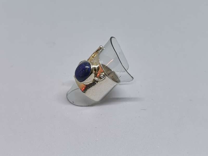 Silver Lapis Lazuli Ring