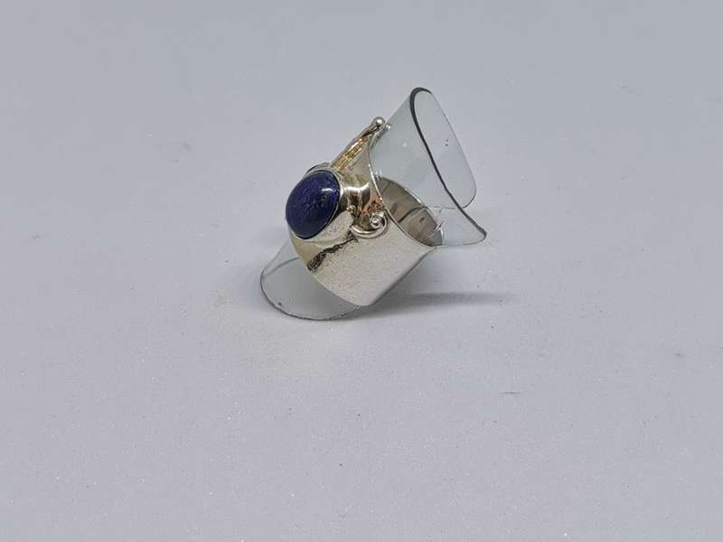Silver Lapis Lazuli Ring