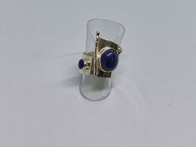 Silver Lapis Lazuli Ring