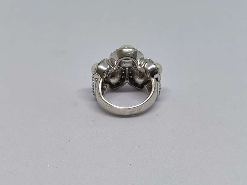 Silver Pearl Ring