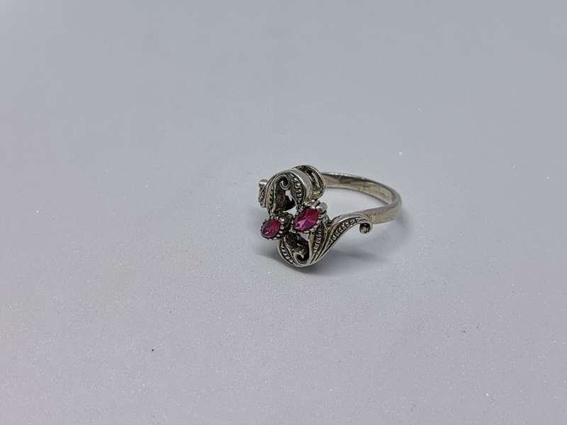 Detailed Silver ring