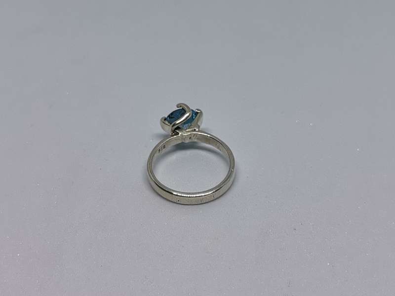 Silver Solitaire Ring