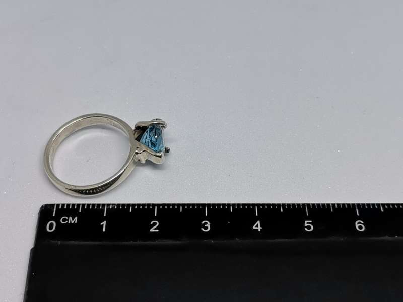 Silver Solitaire Ring