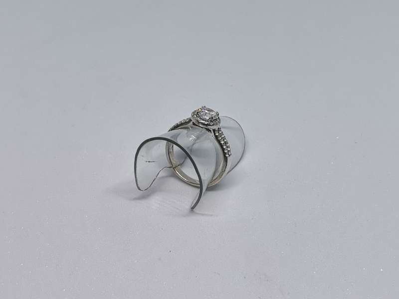 Sparkling Silver Ring