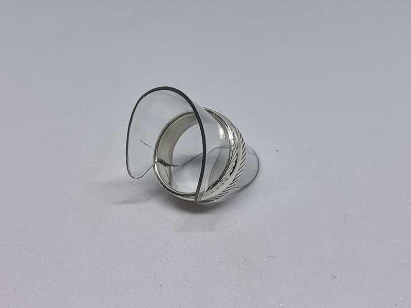 Patterned Silver Ring
