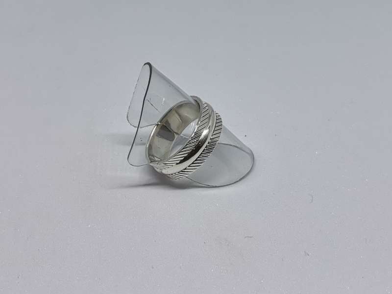 Patterned Silver Ring