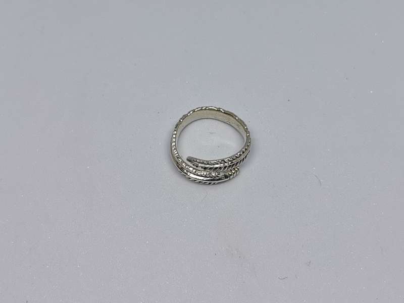 Silver Feather Ring
