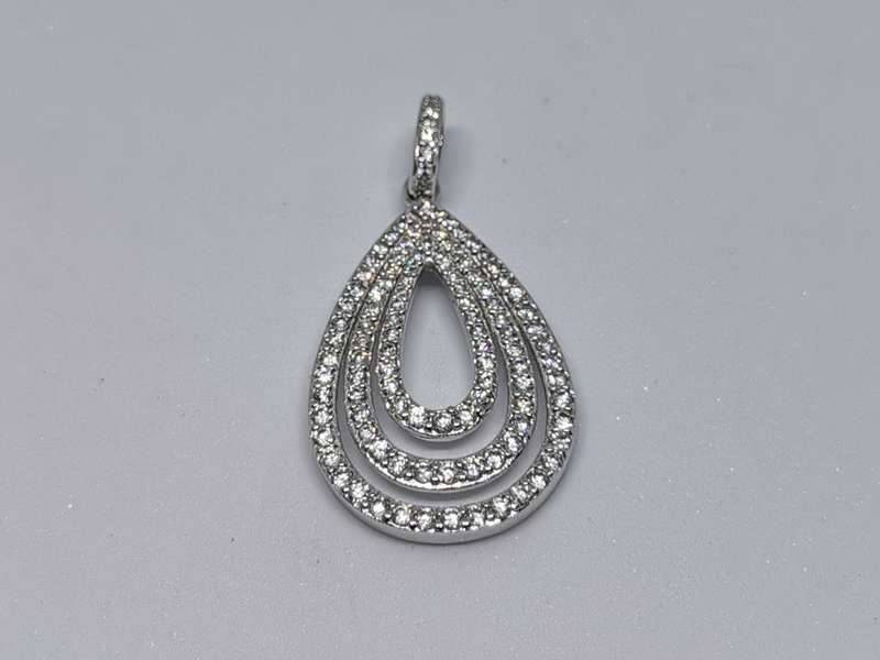 Silver Teardrop Pendant
