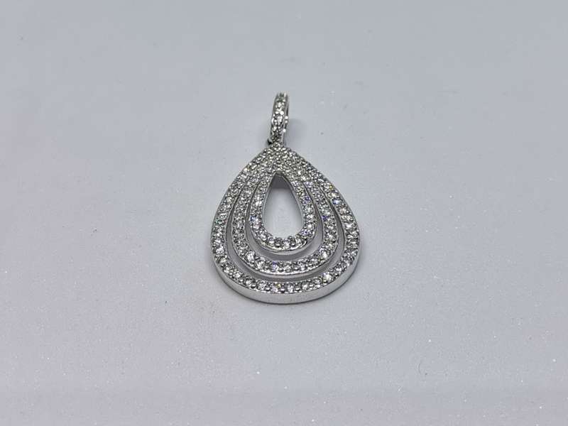 Silver Teardrop Pendant